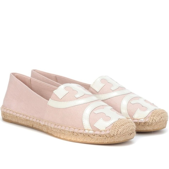 Tory Burch Poppy Espadrilles in Shell Pink/New Ivory | size 7 - Picture 1 of 7
